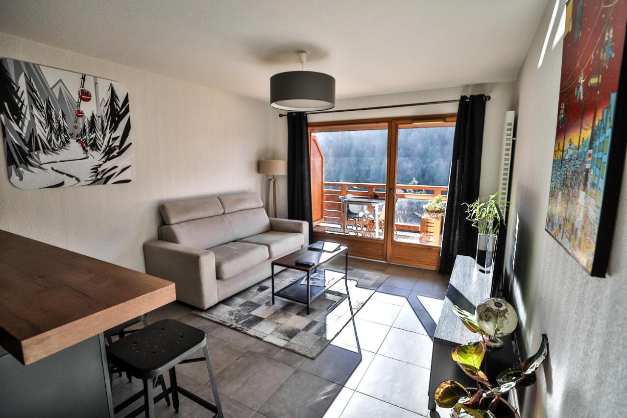 Appt Primevères - Centre village, Vue montagne - AravisTour Saint-Jean-de-Sixt Esterno foto